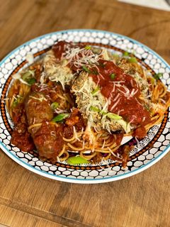 A picture of Eggplant Parmesan.