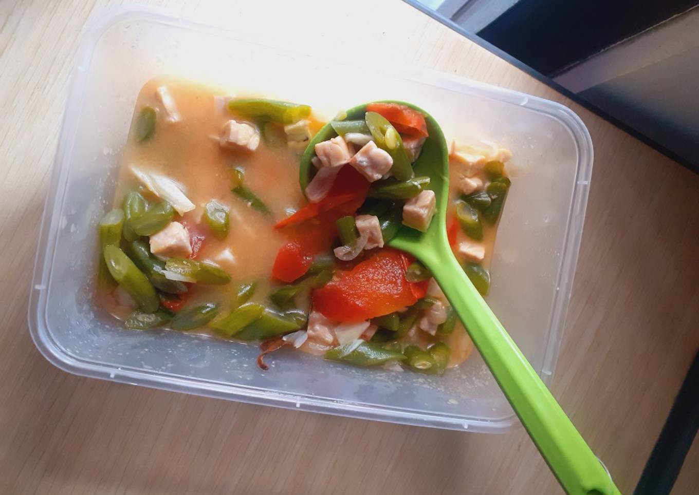 Sayur Buncis Tempe anak Kos