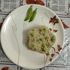 A picture of Green peas coconut milk pulao.