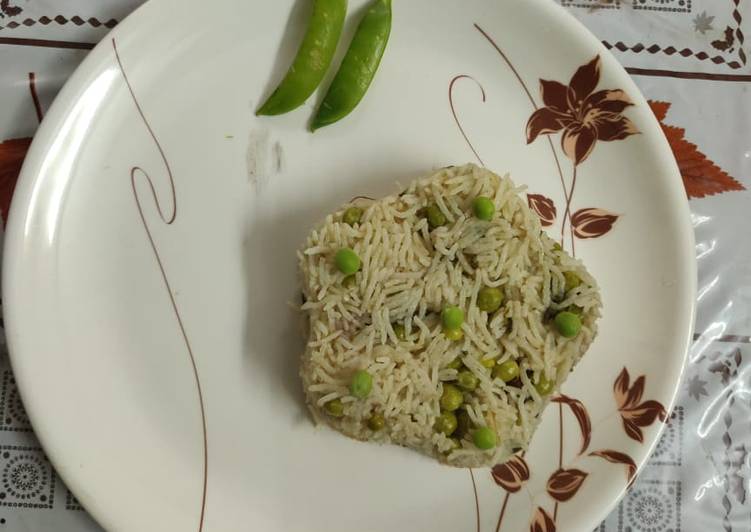 Recipe of Ultimate Green peas coconut milk pulao