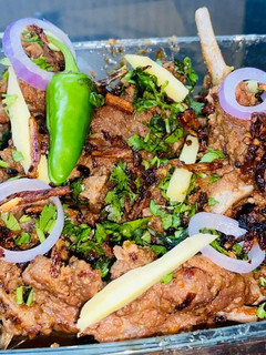 A picture of Masala Mutton Chops.