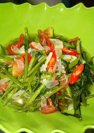 Foto resep Cah kangkung simple