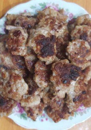 Hình của món Chả băm áp chảo.