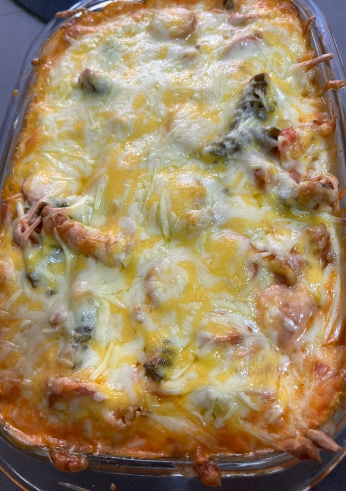 Una foto de Pasta al horno