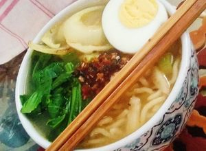 Foto resep Mie Ramen kuah ala-ala (healthy and simpel)