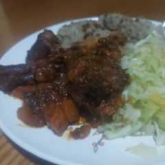 Ox tail stew A picture of Ox tail stew.