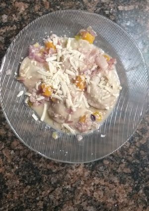 Una foto de Sorrentinos caprese