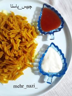 عکسی از دستور چیپس پاستا