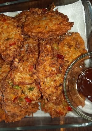 Una foto de Croquetas de arroz