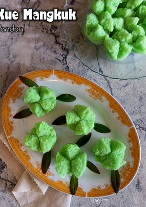 Foto resep Kue Mangkuk Pandan