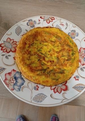 Una foto de Tortilla de espárragos