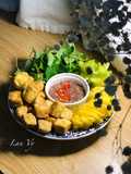 Đậu hũ chiên chấm mắm tôm