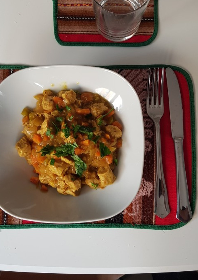 Una foto de Estofado como el de mi abuela(pero vegano)