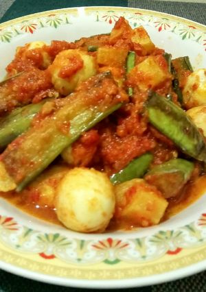 Foto resep Terong puyuh kentang balado