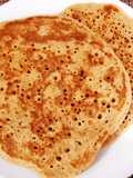 Panqueques de avena y harina integral