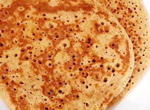 Una foto de Panqueques de avena y harina integral