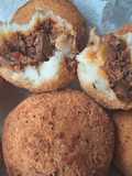 Croquetas de papa rellenas de carne