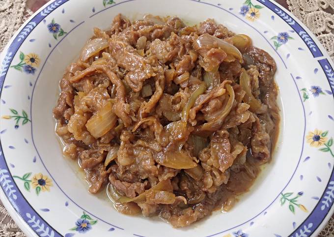 Tumis Daging Ala Yoshinoya