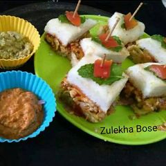 Thattey idli veggie and cheese stuffed mini sandwitches A picture of Thattey idli veggie and cheese stuffed mini sandwitches.