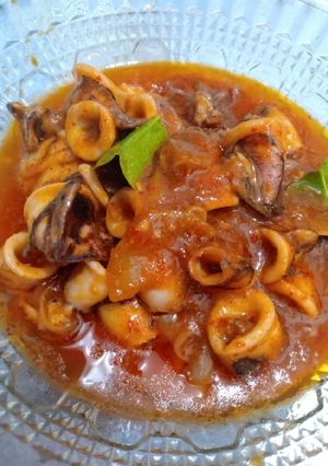 Foto resep Cumi Saos Padang