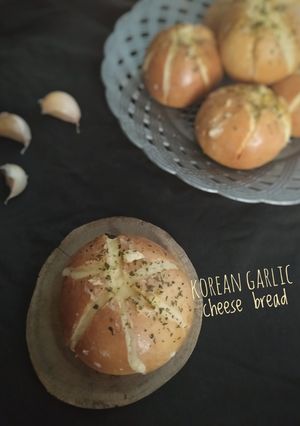 Foto resep Korean garlic cheese bread versi ekonomis