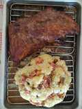 Couve flor no forno E FRALDINHA ASSADA