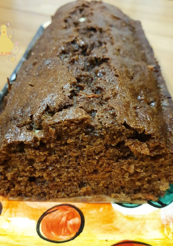 Una foto de *Bizcocho de Zanahoria y Cacao*