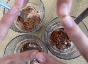 Hình của món Milo dầm.