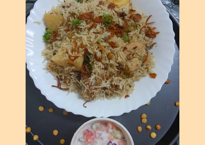 Chicken masoor pulao