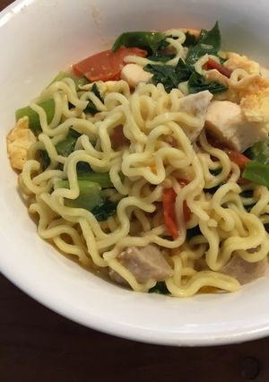Foto resep Mie Kuah Tek Tek Ide Sarapan anak