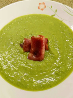 Una foto de Puré de guisantes
