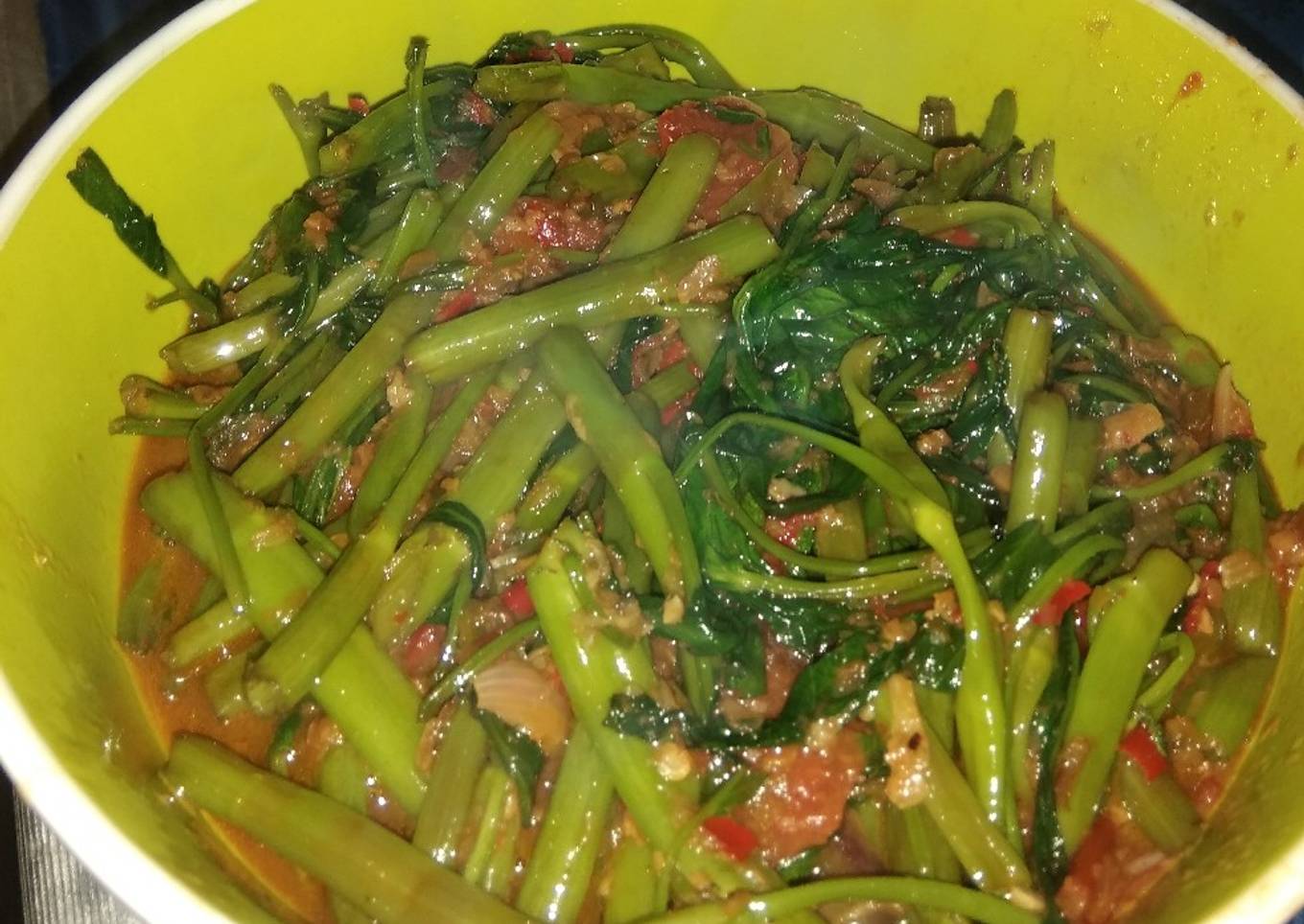 Cah kangkung terasi