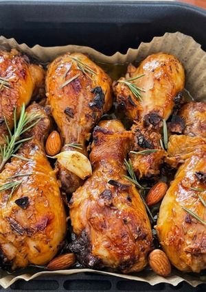 Una foto de Muslos de Pollo en Air Fryer