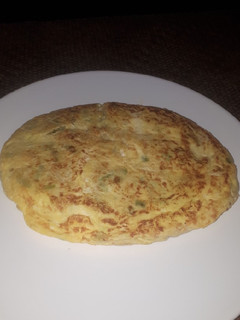 Una foto de Tortilla de calabacín y queso fresco (dieta)
