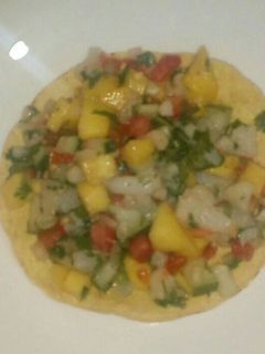 Una foto de Ceviche de coliflor vegetariano