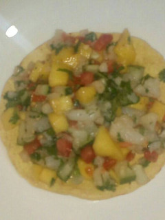 Una foto de Ceviche de coliflor vegetariano