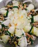 Bắp cải cuộn thịt hấp xì dầu