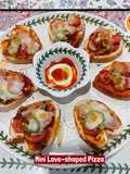 👩‍🍳Mini Love-shaped Pizza