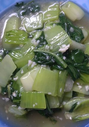 Foto resep 17. Tumis pokcoy bawang putih