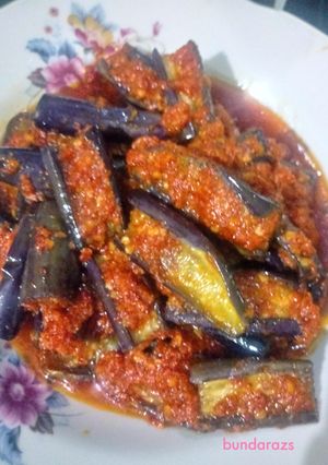 Foto resep Sambal terong ungu / terong ungu balado