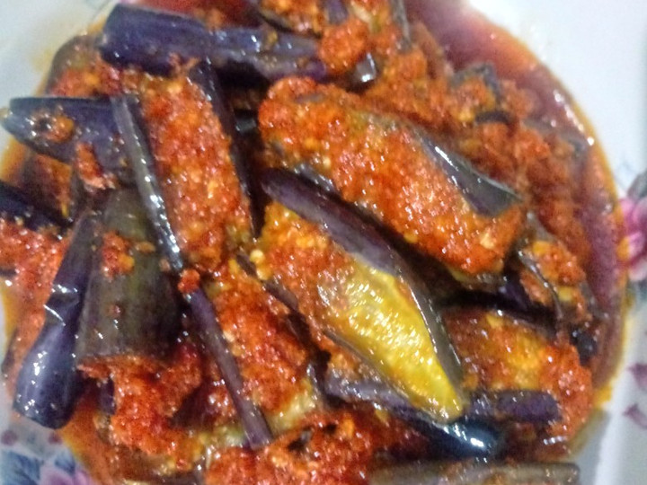 Resep: Sambal terong ungu / terong ungu balado Bunda Pasti Bisa