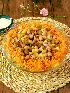 عکسی از دستور سالاد لوبیا چیتی