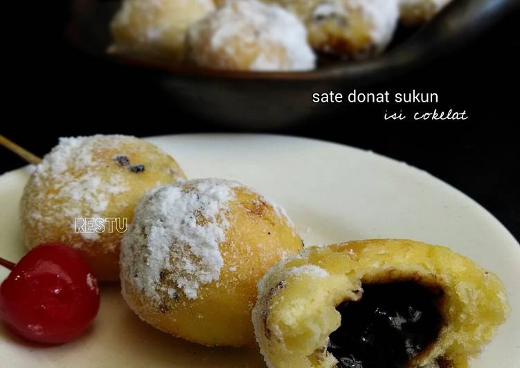 Sate Donat Sukun Isi Cokelat