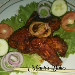 A picture of Barbeque wings.