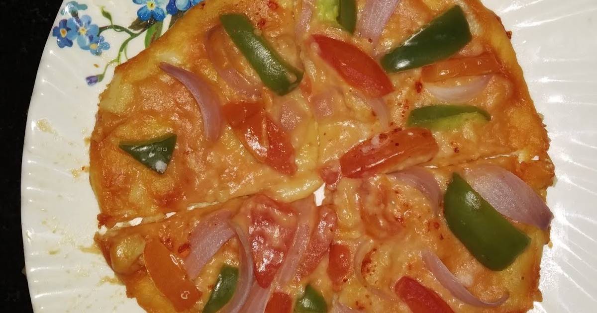 Vegetable Pizza recipe without cheese Recipe by Shivani Varshney Cookpad