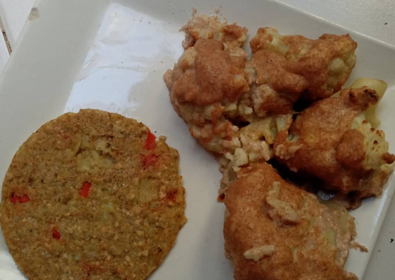 Hamburguesas de arroz yamaní veganas
