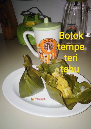 Foto resep Botok tempe teri tahu