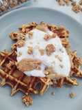 Waffles de quark e espelta
