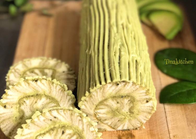 Resep Hurricane Matcha roll cake, Enak Banget