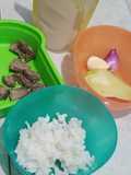 MPASI Day 1 : Bubur daging labu